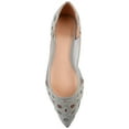 thumbnail image 5 of Journee Womens Batavia Slip On Pointed Toe Ballet Flats, Widths Available, 5 of 10