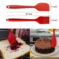 thumbnail image 5 of 1 Pack Non Stick Loaf Pan, Toast Baking Muffin Pans Mold with Silicone Spatula and Food Brush Sets, 7.6 x 3.7 Inches Rectangle Baking Tray (Gold), 5 of 7