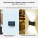 thumbnail image 5 of Inteprter Lámpara de pared solar para exteriores, iluminación impermeable y descendente, luces LED para el hogar, decoración de jardín, Iluminación y accesorios, 5 of 6