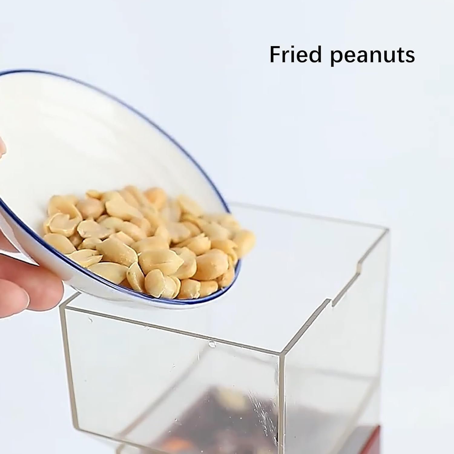 Electric Peanut Butter Maker: 500Ml Portable Small Peanut Butter Machine, Nut Grinder with Anti-Slip Base - 120W Strong Motor Power Food Processor for Coffee Corn Cashew Hazelnut Grain Mill