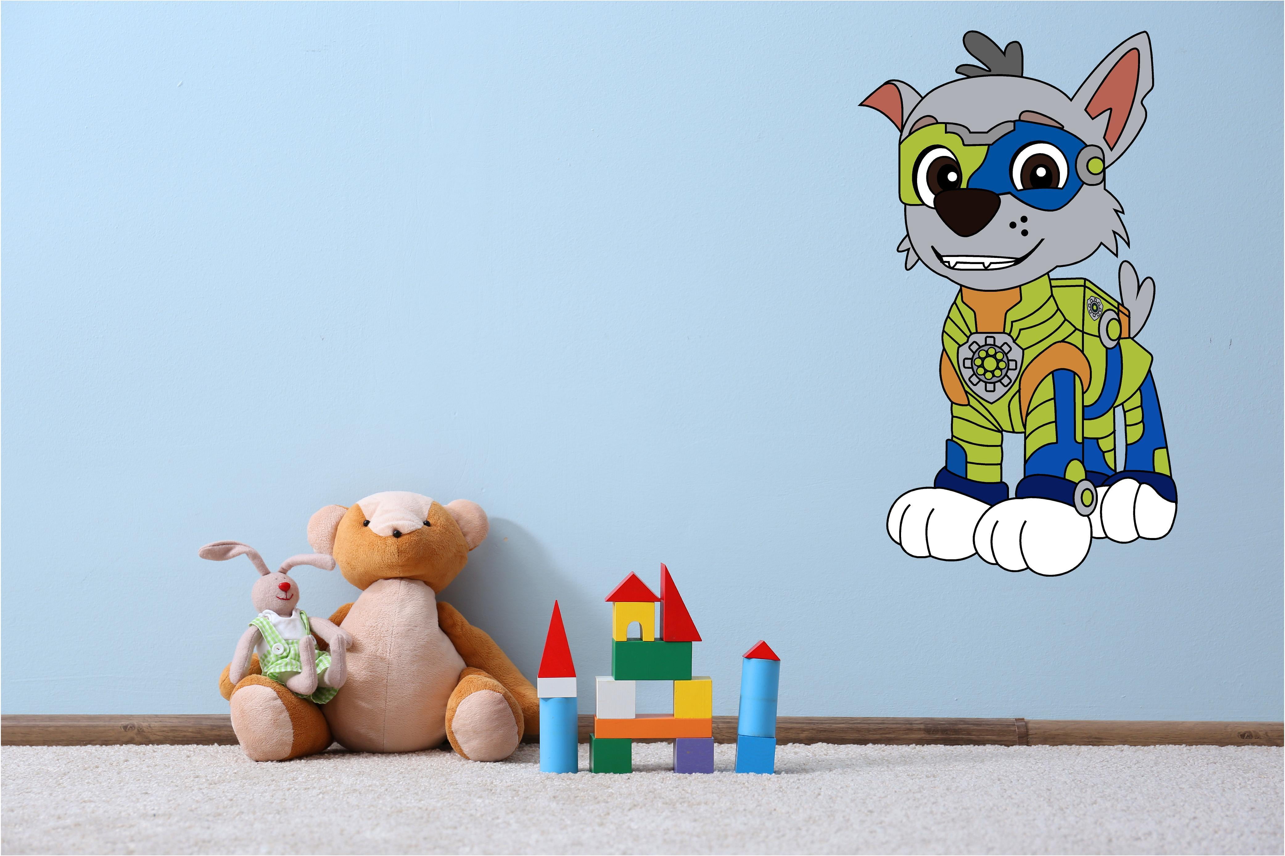 Rocky Mighty Pup Paw Patrol Wall Decal - 30