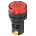thumbnail image 4 of 10Pcs BERM LED Power Indicator Light PC Flame Retardant Shell 22mm Diameter 220V AD16-22D/S Red, 4 of 5