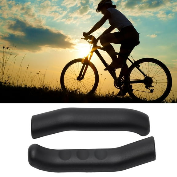 Gerich 2 Pcs Bicycle Brake Lever Grip Protector Cover,Mountain Bike Bicycle Handlebar Grip Brake Lever Silicone Cover Protector,Black