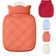 thumbnail image 1 of Small Hot Water Bottle Bag for Hot & Cold Compress with Cover,Microwave Heating Soft Environment-Friendly Silicone, 1 of 4