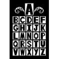 thumbnail image 2 of Murdock, Ramona 23x32 White Modern Wood Framed Museum Art Print Titled - ABCDEFG, 2 of 4