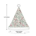 thumbnail image 3 of Balery Fairy Floral Pattern Santa Hat Christmas Hat Funny Christmas Hat Christmas Knitted Beanie Hat For Men Women Adult, 3 of 6