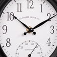 thumbnail image 3 of La Crosse Clock 433-3020B 8-inch Indoor/Outdoor Colby Wall Clock with Temperature, 3 of 7