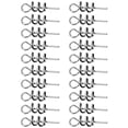 thumbnail image 2 of braveheart Fishing Spring Locks Steel Pin Crank Hooks Replaceable Lure Bait Spring Hooks, 100pcs 20pcs, 2 of 6