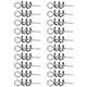 thumbnail image 5 of Naiovety 20 piezas de bloqueo de resorte de pesca, ganchos de manivela, ganchos de resorte de cebo de señuelo reemplazables 100 piezas 2Conjunto, 5 of 6