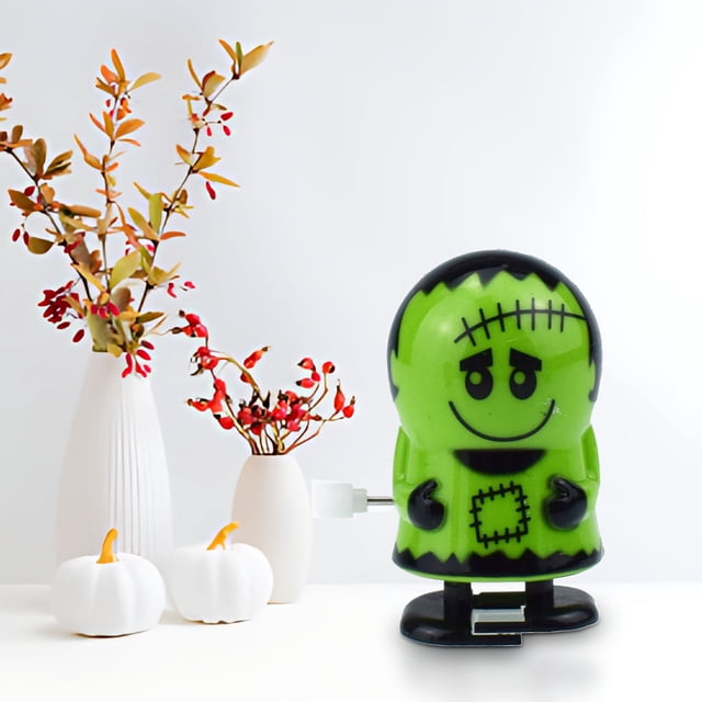 Fiudx Juguetes de Cuerda para Halloween, Diseños Novedosos de Mecanismo de Relojería, Acción de Salto Enérgico, Divertidos Regalos de Fiesta, Rellenos para Bolsas de Regalo de Halloween, Varias Forma