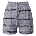 thumbnail image 4 of biudgviw Summer Shorts for Women Drawstring Elastic Waisted Athletic Shorts Comfy Plus Size Lounge Workout Shorts with Pockets, 4 of 6