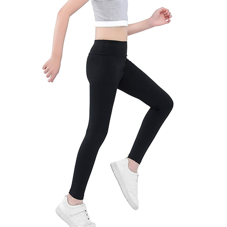 Happy Cherry Girls Active Leggings Full-Length Youth Dance Running Yoga  Pants Athletic Compression Tights for 4-12Y : : Clothing, Shoes 