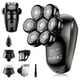 thumbnail image 1 of Afeitadora para cabeza calva para hombres - Máquina de afeitar eléctrica 5 en 1 mejorada - Kit de cuidado IPX7 a prueba de agua - Velocidad turbo y cuchillas de precisión - Negro claro, 1 of 5