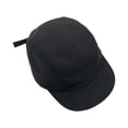 thumbnail image 3 of Linyer Short Brim Cap Unisex Solid Color Replacement Sunproof Decorative Stylish Casual Adjustable Fashionable Baseball Hat Black, 3 of 7