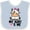 Blue and White, variant on Inktastic My Aunt Loves Me Girl Cow Girls Baby Bib