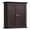 Espresso, variant on ChooChoo Bathroom Wall Cabinet, Over The Toilet Space Saver Storage Cabinet, Medicine Cabinet with 2 Door and Adjustable Shelves, Cupboard