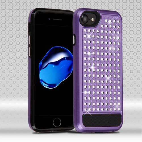 For iPhone 7 / 8 Diamante FullStar Rugged Shockproof Phone Protector Case Cover