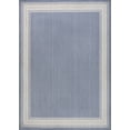 thumbnail image 2 of JONATHAN Y SANTA MONICA 3 x 5 Area Rug, Lucia Diamond Border - Blue/Cream, SMB207C-3, 2 of 9