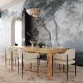 thumbnail image 7 of TOV Furniture Sezanne Taupe Textured Performance Boucle Dining Chair, 7 of 7