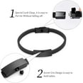 thumbnail image 3 of Cremation Jewelry Urn Leather Bracelet for Ashes for Women Men Memorial Keepsake Cuff Bracelet for Ashes, 3 of 5