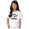 thumbnail image 3 of Rather Be In Mountains Hiking Life Crewneck T Shirts Boy Girl Teen Brisco Brands S, 3 of 6