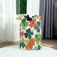 thumbnail image 6 of Yayeee Freestanding Laundry Hamper with Handle Collapsible Large Storage Basket for Clothes, White Clover Pattern, 6 of 7