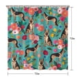 thumbnail image 5 of German Shepherd Dog and Flower Shower Curtain 72"x72" ,Bathroom Decorative Shower Curtains Set with 12 Hooks,Modern Waterproof Washable Shower Curtain, 5 of 6