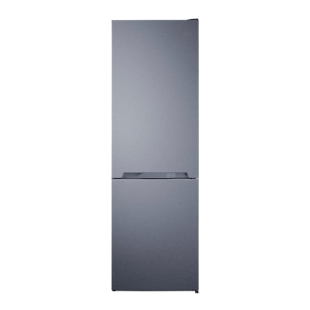 Summit 24  Bottom Freezer Refrigerator  Counter Depth Refrigerator- Freezer  With  Ice Maker  Stainless Steel - FFBF124SSIM