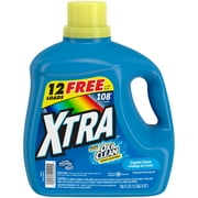 Xtra Plus OxiClean Liquid Laundry Detergent, Crystal Clean, 192oz