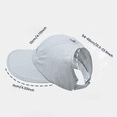 thumbnail image 3 of WGRFFH 2 Pack UPF Sun Protection Baseball Hat for Men and Women,Quick-Drying Waterproof Lightweight Wide Large Brim Visor UV Shade Adjustable Ponytail Cooling Outdoor Sports Cap,Golf Dad Hat Pink, 3 of 7