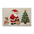 thumbnail image 2 of ToyKingdee Christmas Kitchen Rugs Bathroom Rug Non-Slip Red Door Mat Rugs for Entryway Indoor, Small Washable Throw Soft Bath Mat, Holiday Decor Untra-Thin Carpet, 2 of 6