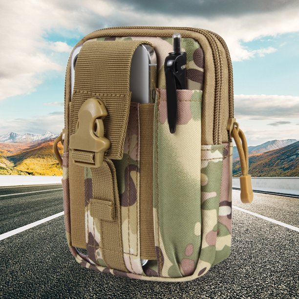 Riñonera para hombre, riñonera portátil con varios compartimentos, riñonera para deportes al aire libre