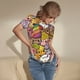 thumbnail image 3 of Balery Fruit-Flavored Ice-Cream Body de cuello redondo de manga corta para mujer Tops de manga corta Tops básicos-X-Large, 3 of 7