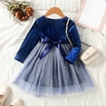 thumbnail image 2 of Girls Dresses Long Sleeve Lace Princess Dance Party Lace Clothes Girls Boho Dresses,Size 18 Months-24 Months, 2 of 6