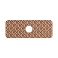 thumbnail image 7 of Yayeee Faucet Mat for Kitchen Sink 14.7" Diatomite Long Splash Guard Pad, Brown Palm Tree Pattern, 7 of 7