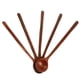 thumbnail image 4 of Cucharas Largas de Madera, 20 Piezas Estilo Coreano 10,9 Pulgadas de Mano Largo de Madera Natural 100% para Sopa Mezclador Agitador de Cocina Utensilios Herramientas de Cocina, 4 of 10