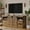 Carlo Oak, variant on Vineego 70 inch Farmhouse TV Stand for Living Room, Entertainment Center with Sliding Barn Doors & 4 Storage Drawers, Adjustable Shelves Rustic Media Console for Bedroom,White