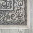 thumbnail image 7 of Ottomanson Diagona Traditional Medallion 3x10 Runner Rug, 2'7" x 9'10", Ivory/Gray, 7 of 7