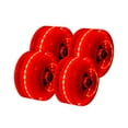 thumbnail image 5 of karymi Luminous Light Up Quad Roller Skate Wheels with BankRoll Bearings Installed 4PC Sports and Outdoors, 5 of 8