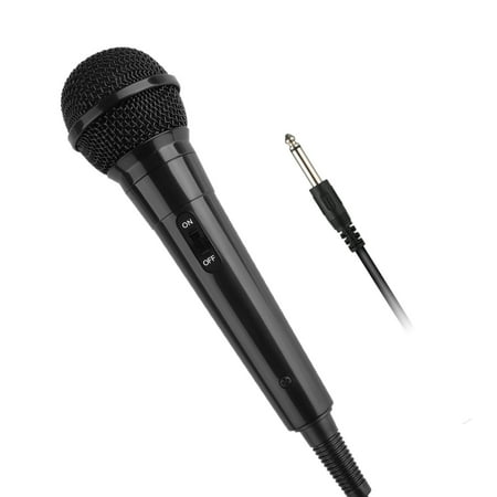1 Wired Karaoke Microphone - Wired Dynamic Microphone, Singing Machine Dynamic Karaoke Microphone for Karaoke Machine/Family Entertainment/Birthday Party/Classroom Use