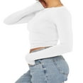 thumbnail image 4 of T-Shirt à Manches Longues Col Rond pour Femme, 4 of 6