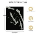 thumbnail image 2 of JEUXUS Minimalist Black and White Canvas Wall Art Love Painting for Couples Bedroom Line Drawing Art Poster Prints Framed Artwork Pictures Bathroom Living Room Wall Decor Ready to Hang 16x20 in, 2 of 5