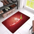 thumbnail image 3 of MKHERT Funny Food Hot Chili Pepper in Smoke Doormat Rug Home Decor Floor Mat Bath Mat 30x18 inch, 3 of 3