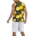 thumbnail image 5 of Rocae Geometric Pattern with Bee for Men's Basketball Jersey Lightweight and Breathable Athletic Tank Top,Quick-Drying Sports Jersey Small, 5 of 9