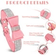 thumbnail image 2 of Rhinestone Dog Collar with Bow Tie Dog Bling Collar for XXSmall X-Small Small Medium Large Dogs, 2 of 6