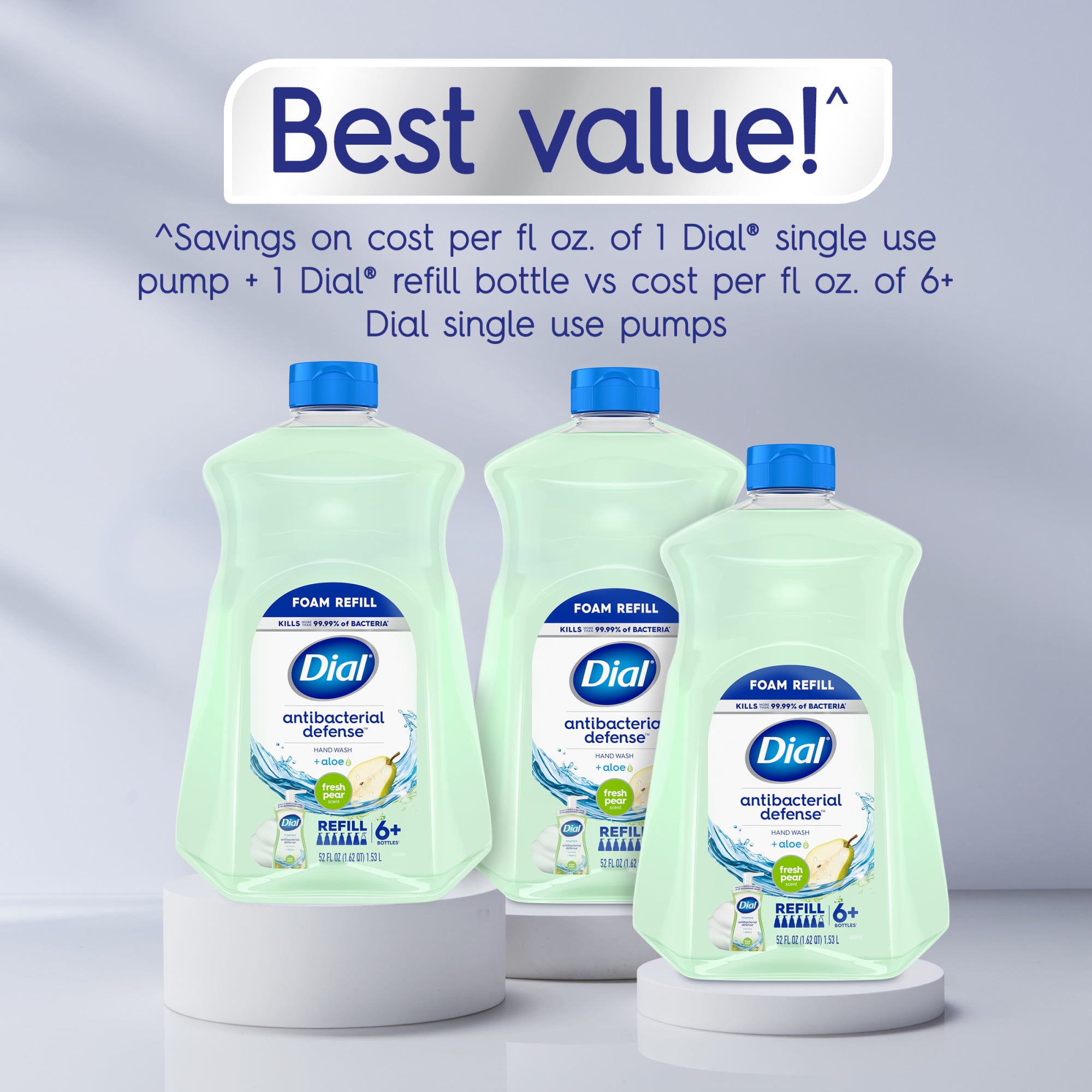 Dial foaming hand soap refill fresh pear deals