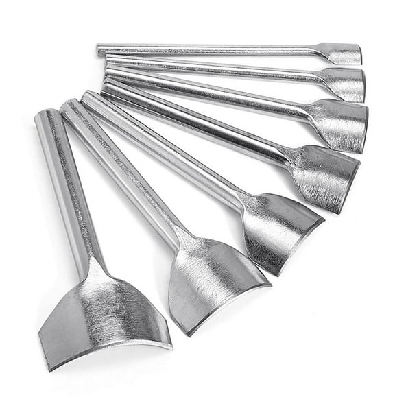 7Pcs Arc-Shaped Leathercraft Punch 1/4 Round Leather Edge Cutter