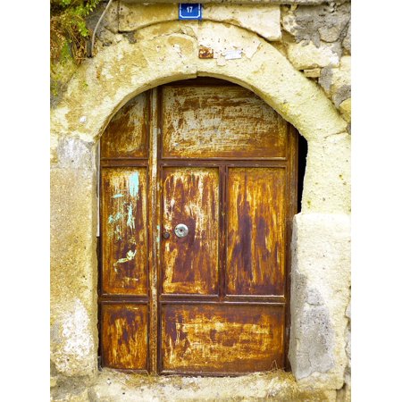 - Canvas Print Goal Iron House Entrance Door Rusty Old Doors Stretched Canvas 10 x 14