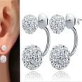 thumbnail image 5 of Daisyyozoid Wholesale Women Jewelry Rhinestone Austria Crystal Pendant Hoop Earrin, 5 of 5