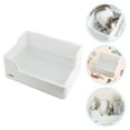 thumbnail image 3 of Jaula para mascotas, inodoro para conejos, caja de arena con forma de bandeja, inodoro para conejos, caja de arena para conejos, 3 of 5